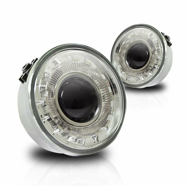 Winjet Halo Projectorfog Lights - Clear CFWJ-0155-C